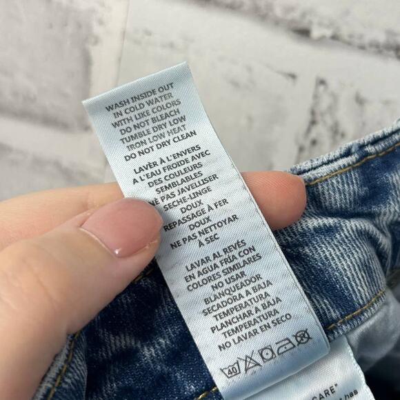 Good American Good 90's Duster Jean in Blue950 Sz 6/28 NEW - Picture 11 of 11